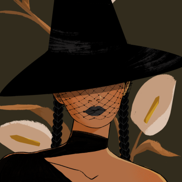 a witch exemplifying the traits of the archetype