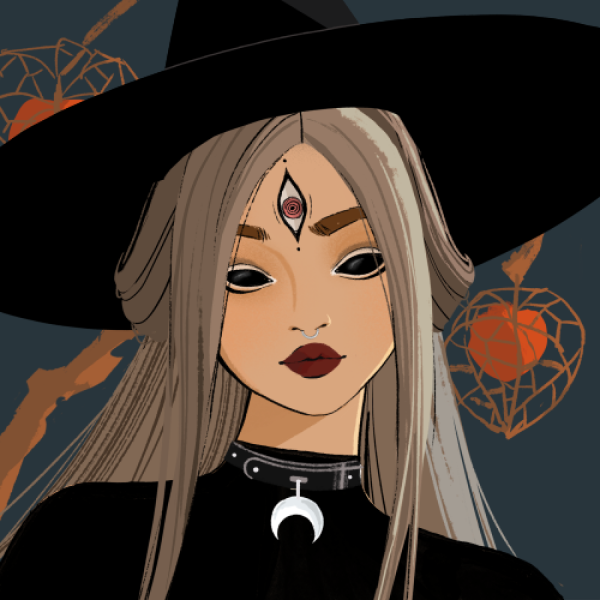 a witch exemplifying the traits of the archetype